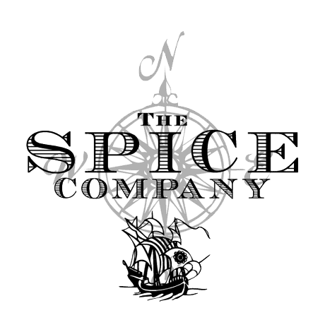 The Spice Company crest: an engraved sailing ship beneath a compass rose